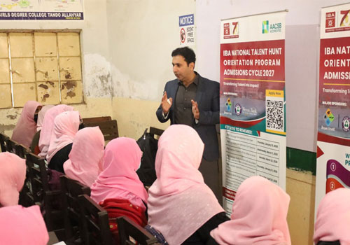 IBA NTHP Outreach 2027 | Government Girls Degree College, Tando Allah Yar